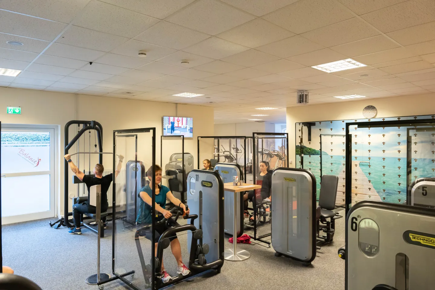 woman working out